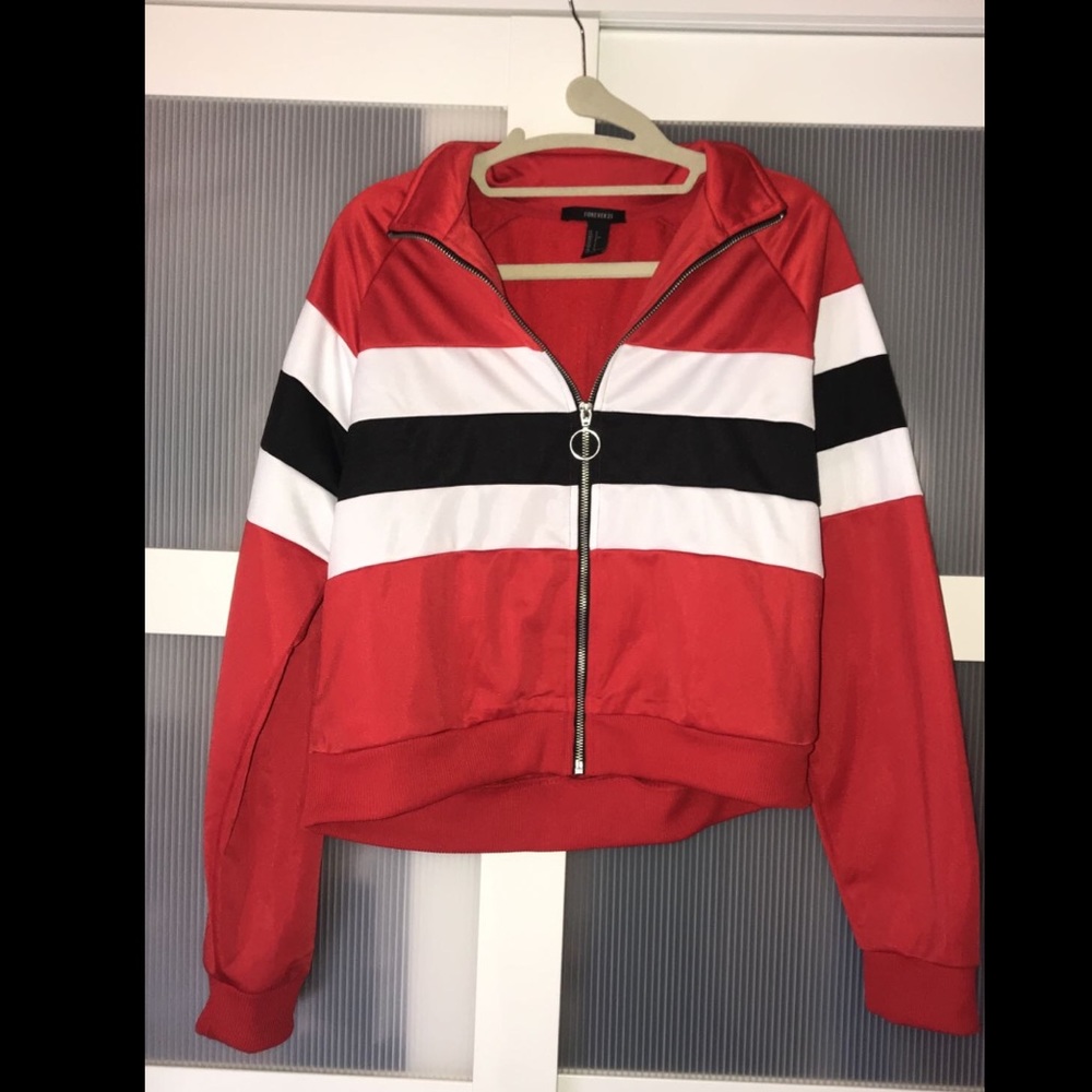 Forever 21 racer jacket